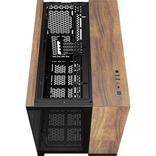 Corsair 2500X Mini Tower ohne Netzteil schwarz/braun