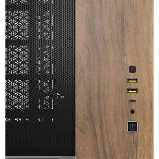 Corsair 2500X Mini Tower ohne Netzteil schwarz/braun