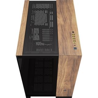 Corsair 6500X Midi Tower ohne Netzteil schwarz/braun