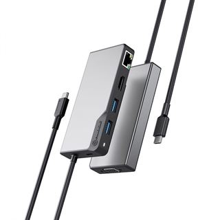 Alogic USB-C HUB 6 in 1 HDMI/USB-A/VGA/Ethernet