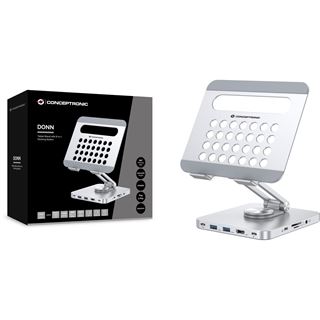 Conceptronic Tablet Halterung inkl 8-in-1 Docking Station si