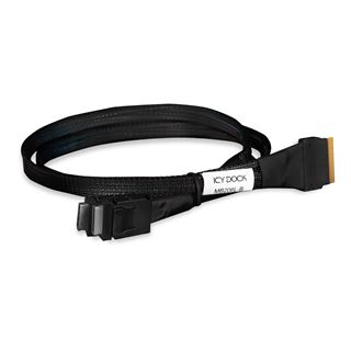 (€169,80*/1m) 0.50m Icy Dock SAS Adapterkabel SFF-8654 Stecker
