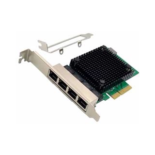 InLine Quad Gigabit Netzwerkkarte, 4x RJ45 2,5Gb/s, PCIe x4, inkl.
