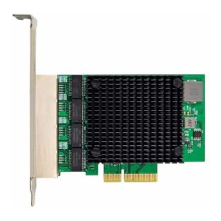 InLine Quad Gigabit Netzwerkkarte, 4x RJ45 2,5Gb/s, PCIe x4, inkl.