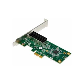 InLine Gigabit Netzwerkkarte, 1x SFP, PCIe x1, inkl. low profile