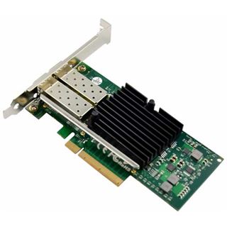 InLine Dual 10-Gigabit Netzwerkkarte, 2x SFP+, PCIe x8, inkl. LP