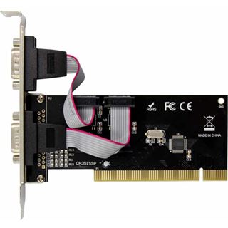 InLine Schnittstellenkarte, 2x 9pol seriell, PCI