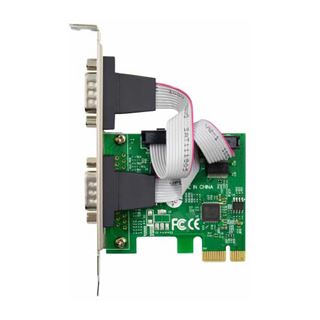 InLine Schnittstellenkarte, 2x Seriell 9-pol, PCIe (PCI-Express)