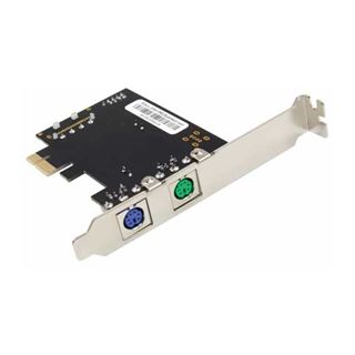 InLine Schnittstellenkarte, 2x PS/2, PCIe (PCI-Express)