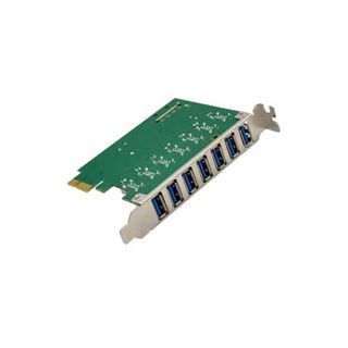 InLine Schnittstellenkarte, 7x USB-A 3.2 Gen.1, PCIe, mit SATA
