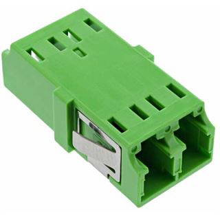 InLine LWL Kupplung, Duplex LC/LC, singlemode, gr&uuml;n,