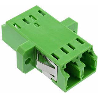 InLine LWL Kupplung, Duplex LC/LC, singlemode, gr&uuml;n,