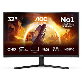 32" (81,28cm) AOC CQ32G4VE schwarz 2560x1440 1xDisplayPort 1.4 /