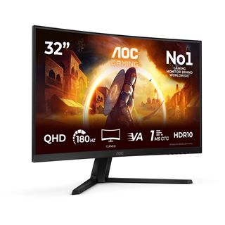32" (81,28cm) AOC CQ32G4VE schwarz 2560x1440 1xDisplayPort 1.4 /