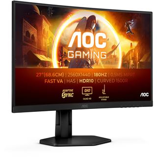 27" (68,58cm) AOC CQ27G4X schwarz 2560x1440 1xDisplayPort 1.4 /