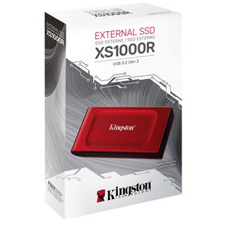 2TB Kingston XS1000 Red USB 3.2 ext