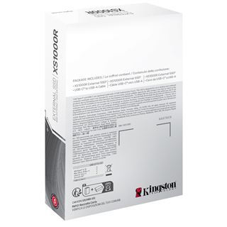 2TB Kingston XS1000 Red USB 3.2 ext