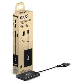 Club 3D Adapter USB-C (USB A Adapter) > 2x HDMI 4K@60Hz St/Bu
