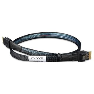 (€63,80*/1m) 0.50m Icy Dock SAS Anschlusskabel SFF-8654 Stecker