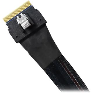 (€169,80*/1m) 0.50m Icy Dock SAS Adapterkabel SFF-8654 Stecker