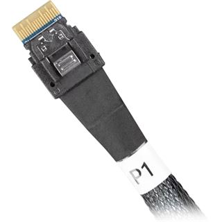 (€169,80*/1m) 0.50m Icy Dock SAS Adapterkabel SFF-8654 Stecker
