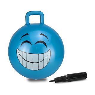 Jamara H&uuml;pfball Smile blau 450mm 1+