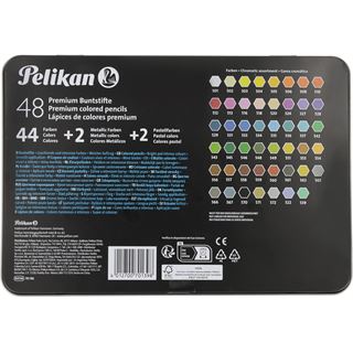 Pelikan Buntstifte 48 Stück im Metalletui