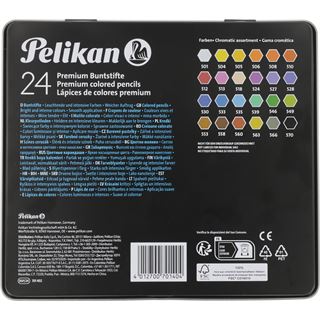 Pelikan Buntstifte 24 St&uuml;ck im Metalletui