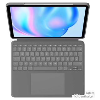 Logitech Combo Touch iPad Air 13" (2024) grau QWERTZ