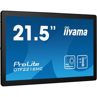 21,5" (54,61cm) iiyama ProLite OTF2216MC-B1 schwarz 1920x1080