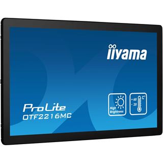 21,5" (54,61cm) iiyama ProLite OTF2216MC-B1 schwarz 1920x1080