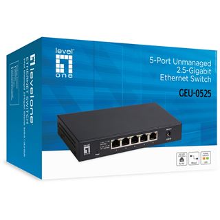 LevelOne Switch 5x GE GEU-0525 2.5GbE 100/1000Mbps sw