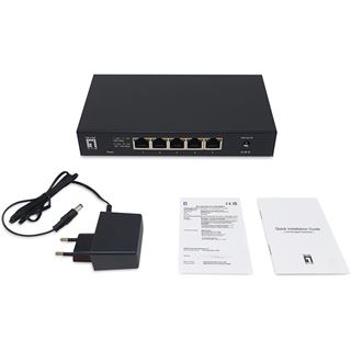 LevelOne Switch 5x GE GEU-0525 2.5GbE 100/1000Mbps sw