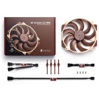 Noctua NF-A14x25r G2 PWM 140x140x25mm 15000 U/min 24.8 dB(A)