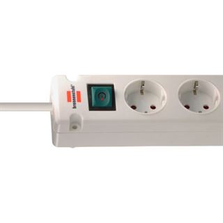 (&euro;6,38*/1m) 3.00m Brennenstuhl Steckdosenleiste Wei&szlig; 5