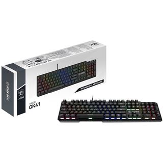 MSI Vigor GK41 LR US Tastatur Gaming USB QWERTY Englisch Schwarz