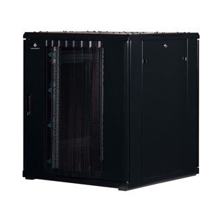 Rockstable 19" 18 HE 800x800x900 Gitternetztür, schwarz