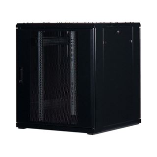 Rockstable 19" 18 HE 800x800x900 Gitternetztür, schwarz
