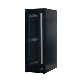 Rockstable 19" 37H 600x1000x1800 Gitternetztür, schwarz