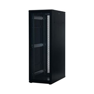 Rockstable 19" 37H 600x1000x1800 Gitternetztür, schwarz