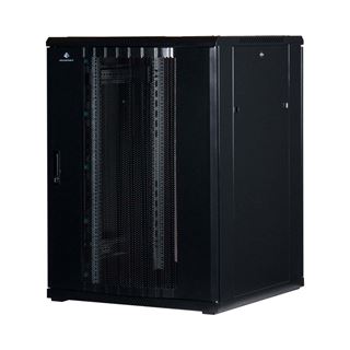 Rockstable 19" 22HE 800x800x1200 Gitternetztür, schwarz