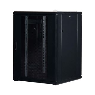 Rockstable 19" 22HE 800x800x1200 Gitternetztür, schwarz
