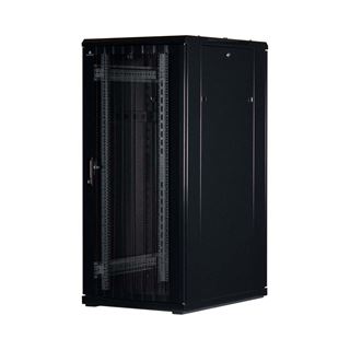 Rockstable 19" 27HE 600x800x1400 Gitternetztür, schwarz
