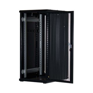 Rockstable 19" 27HE 600x800x1400 Gitternetztür, schwarz