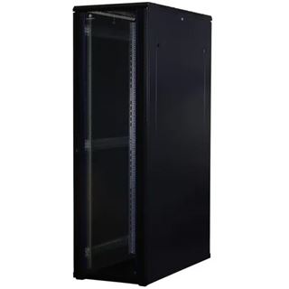 Rockstable 19" 42HE 800x800x2000 Glastür, schwarz