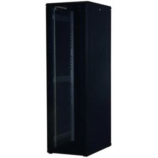 Rockstable 19" 42HE 800x800x2000 Glastür, schwarz