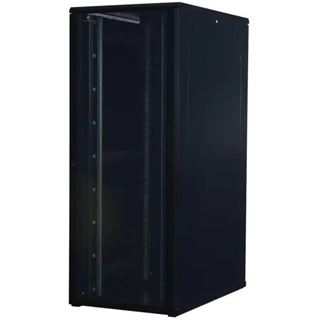 Rockstable 19" 42HE 800x800x2000 Glastür, schwarz