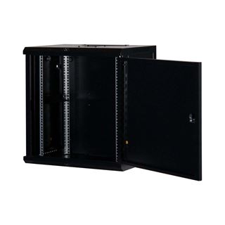 Rockstable 19" 12 HE 600x440x637 Stahlt&uuml;r, schwarz