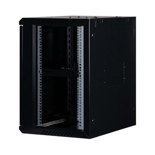 Rockstable 19" 12 HE 600x440x637 Stahlt&uuml;r, schwarz