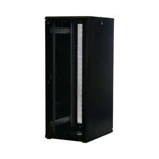 Rockstable 19" 32HE 600x800x1600 Gitternetztür, schwarz